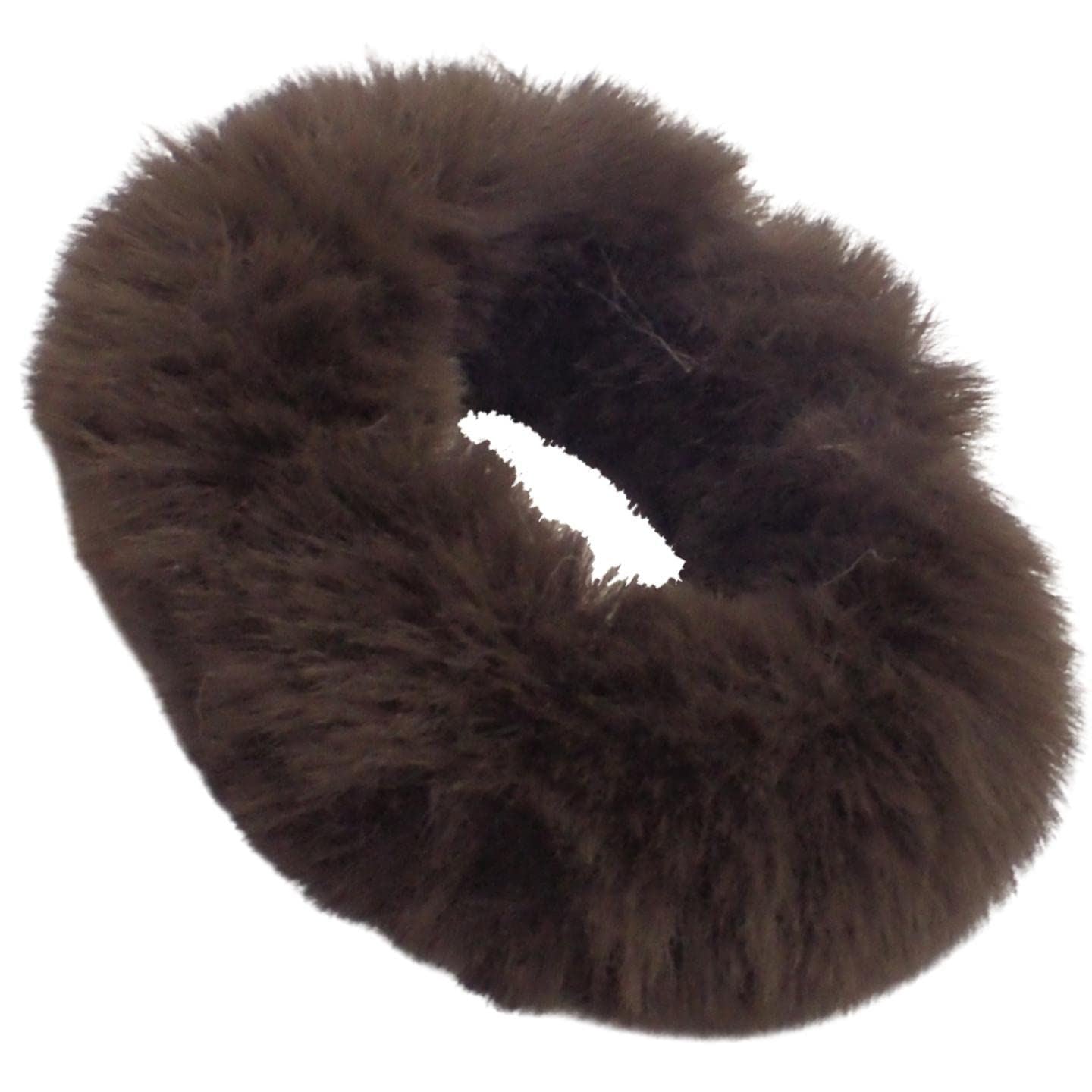 Super Fluffy Faux Fur Scrunchie, Medium Size Scrunchie for Thick & Thin Hair for Women & Girls, Pretty Hair, Hair Tie, Hair Bobbles, Fluffy Scrunchies, Ponytail Holder